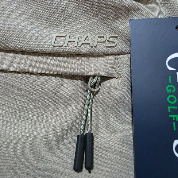 Chaps Golf Shorts Performance Flat Front Stretch 9" Inseam Mens Sz 38 & 46 Khaki - Picture 8 of 11